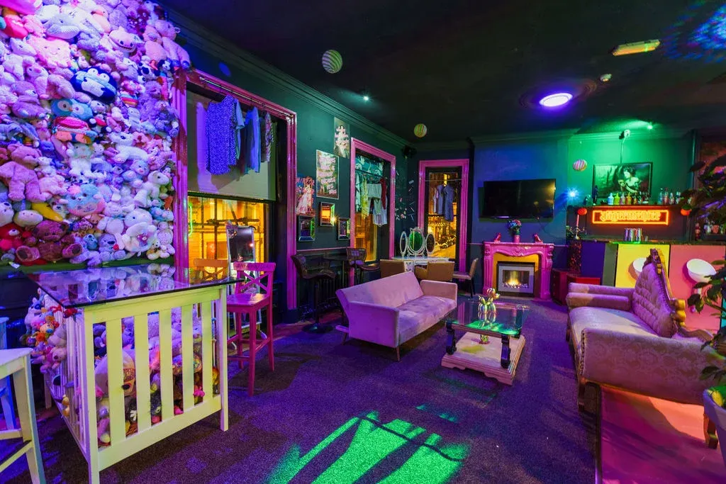 Quirky bar interior at The Mad House Dean Street Newcastle