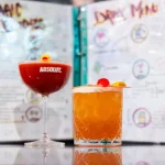 cocktails with menu the mad house newcastle