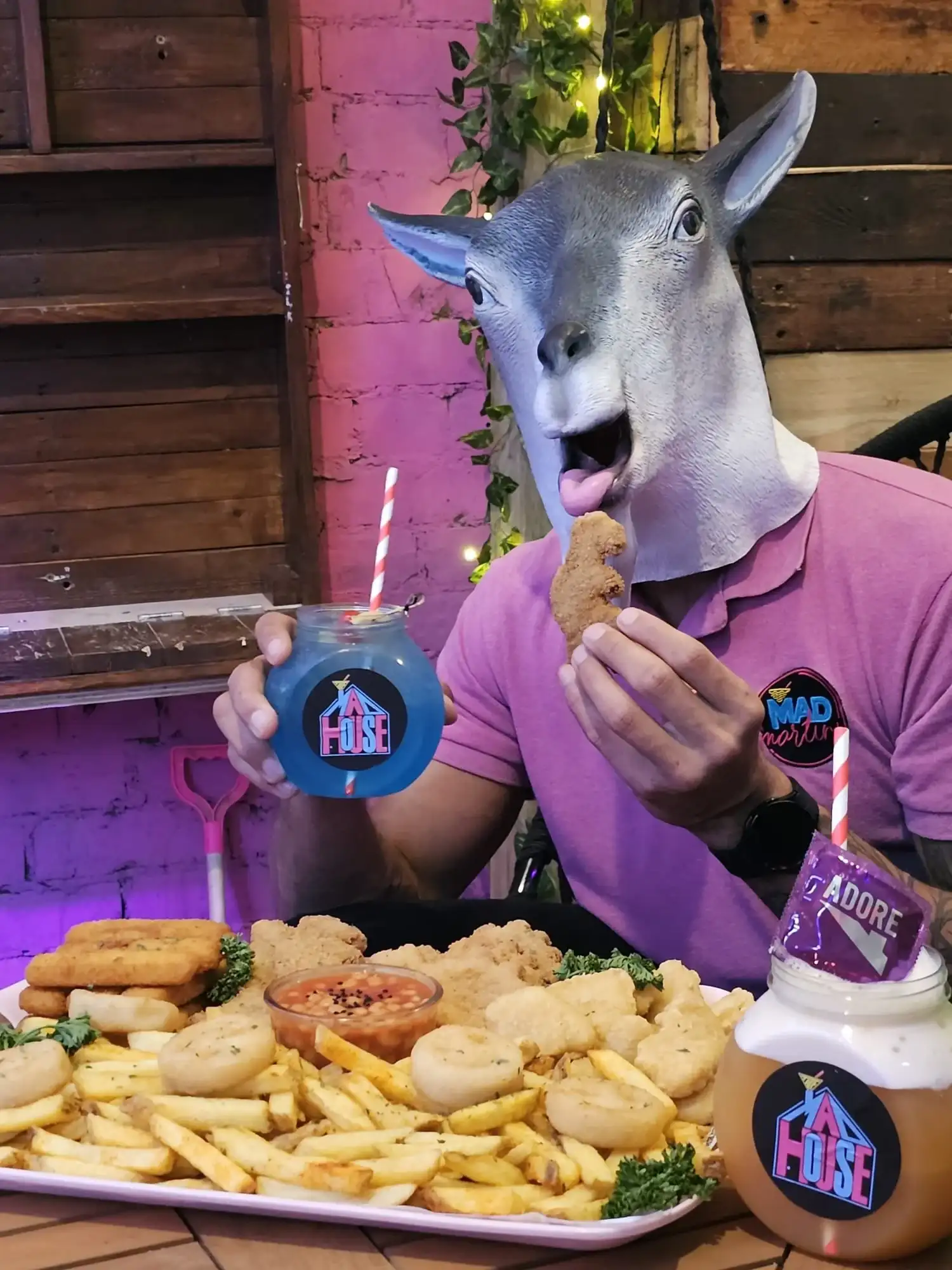 Goat Mask Council Tapas Fishbowl — The Mad House Newcastle
