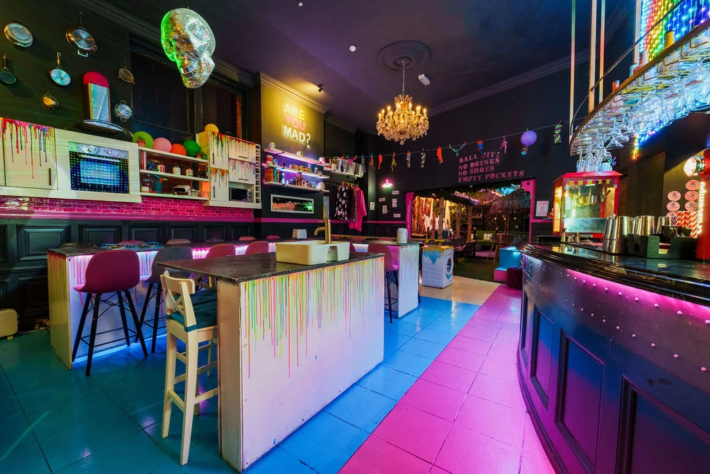 Main bar area at The Mad House Dean Street Newcastle
