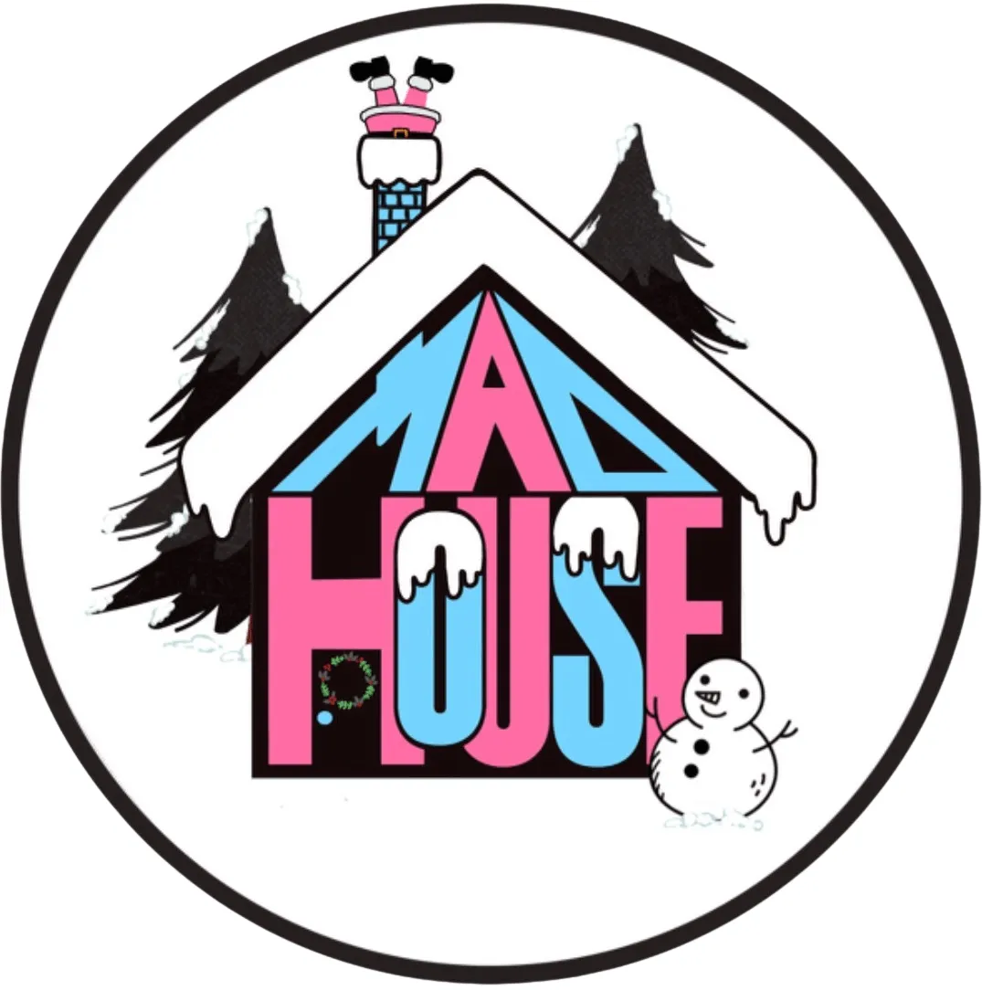 the mad house newcastle christmas logo