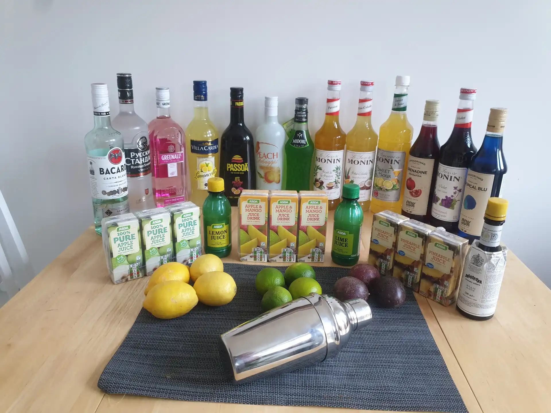 Mad Martini cocktail kit ingredients from The Mad House Newcastle